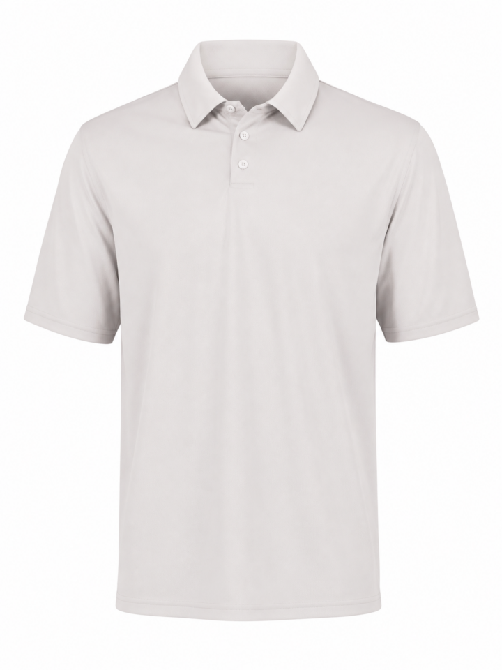 Classic White Short Sleeve Polo Shirt