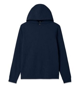 Solid Dark Navy Pullover Hoodie